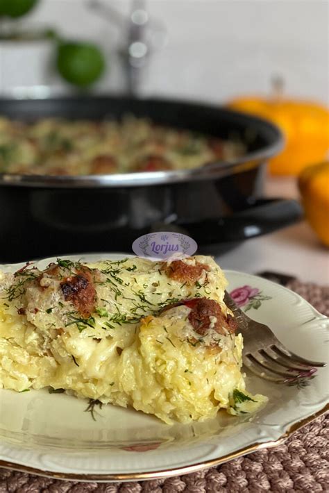 mėsos apkepas su bulvių koše