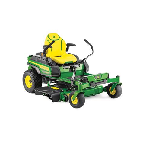 John Deere nulinio apsisukimo traktorius vejos pjovimo metu