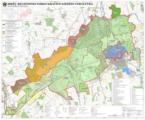 Schema, iliustruojanti kraštovaizdžio tvarkymo paslaugų spektrą