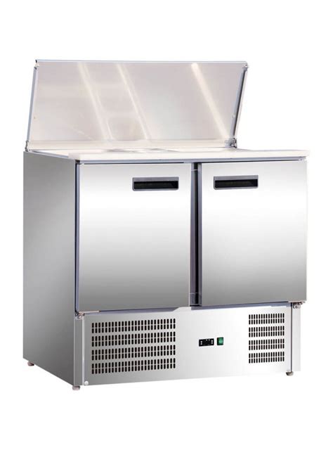 profesionalus virtuvės šaldomas stalas su GN indais