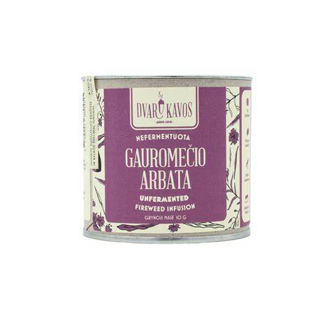 Fermentuotos gauromečio arbatos paruošimas