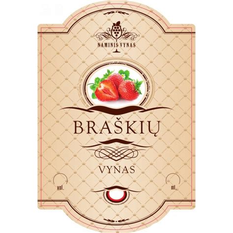 reikalingi ingredientai ir įranga braškių vyno gamybai