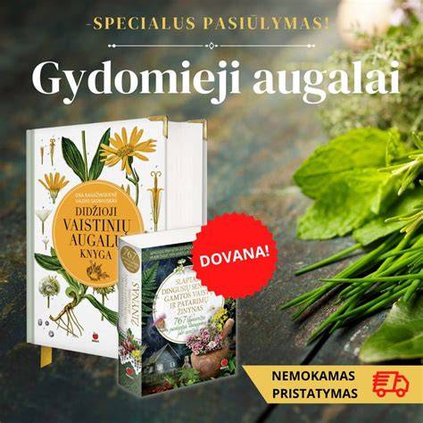 Infografika, lyginanti skirtingų vaistinių augalų savybes ir naudojimo būdus.