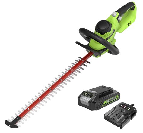 Nuotrauka, vaizduojanti akumuliatorines gyvatvorių žirkles su įdėtu akumuliatoriumi.