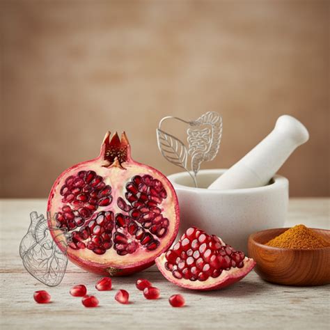 Granato vaisius ir sėklos